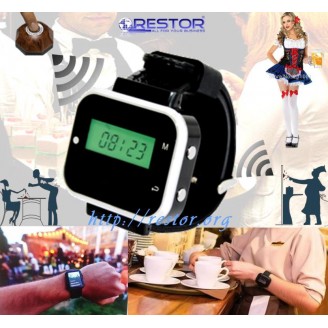 Пейджер-приемник, в форме наручных часов RPК-700 Restor ®, с большим радиусом действия!